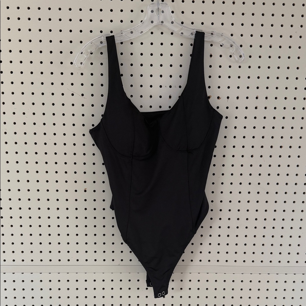 Black One-Piece Swimsuit